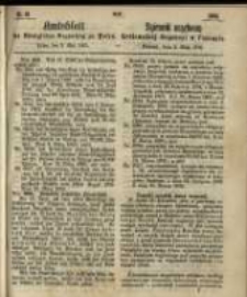 Amtsblatt der K&ouml;niglichen Regierung zu Posen. 1865.05.02 Nro.18