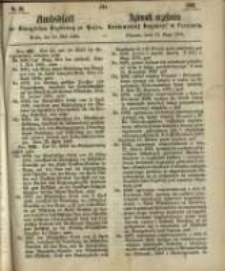 Amtsblatt der K&ouml;niglichen Regierung zu Posen. 1865.05.16 Nro.20
