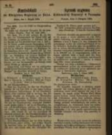 Amtsblatt der K&ouml;niglichen Regierung zu Posen. 1865.08.01 Nro.31