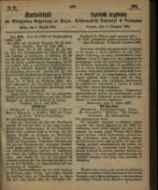 Amtsblatt der Königlichen Regierung zu Posen. 1865.08.01 Nro.31