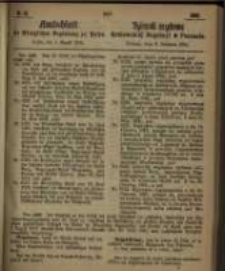 Amtsblatt der K&ouml;niglichen Regierung zu Posen. 1865.08.08 Nro.32