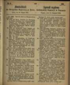 Amtsblatt der K&ouml;niglichen Regierung zu Posen. 1865.08.15 Nro.33