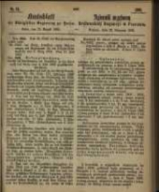 Amtsblatt der K&ouml;niglichen Regierung zu Posen. 1865.08.22 Nro.34