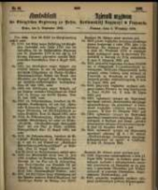 Amtsblatt der K&ouml;niglichen Regierung zu Posen. 1865.09.05 Nro.36