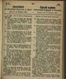 Amtsblatt der K&ouml;niglichen Regierung zu Posen. 1865.09.19 Nro.38