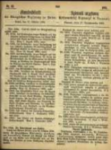 Amtsblatt der K&ouml;niglichen Regierung zu Posen. 1865.10.17 Nro.42