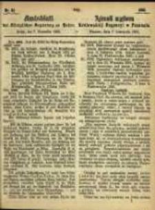 Amtsblatt der K&ouml;niglichen Regierung zu Posen. 1865.11.07 Nro.45
