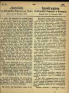 Amtsblatt der K&ouml;niglichen Regierung zu Posen. 1865.11.14 Nro.46