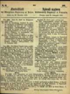 Amtsblatt der K&ouml;niglichen Regierung zu Posen. 1865.11.28 Nro.48