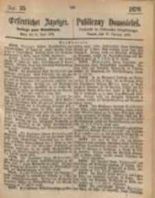 Oeffentlicher Anzeiger. 1876.06.21 Nro.25