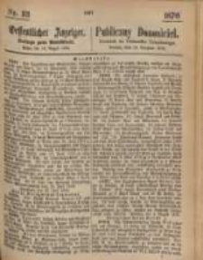 Oeffentlicher Anzeiger. 1876.08.16 Nro.33