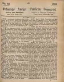 Oeffentlicher Anzeiger. 1876.10.04 Nro.40