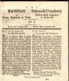 Amtsblatt der Königlichen Regierung zu Posen. 1839.01.01 Nr 1