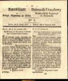 Amtsblatt der Königlichen Regierung zu Posen. 1839.01.08 Nr 2