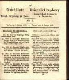 Amtsblatt der K&ouml;niglichen Regierung zu Posen. 1839.02.05 Nr 6