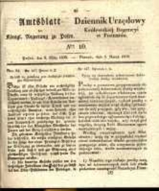 Amtsblatt der Königlichen Regierung zu Posen. 1839.03.05 Nr 10