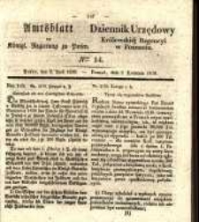 Amtsblatt der K&ouml;niglichen Regierung zu Posen. 1839.04.02 Nr 14