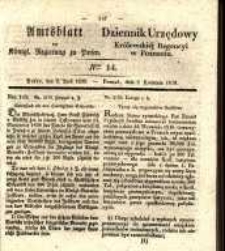 Amtsblatt der Königlichen Regierung zu Posen. 1839.04.02 Nr 14