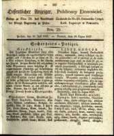 Oeffentlicher Anzeiger. 1837.07.18 Nro.29