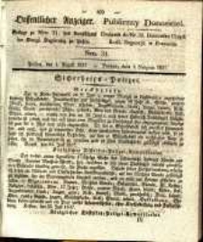 Oeffentlicher Anzeiger. 1837.08.01 Nro.31