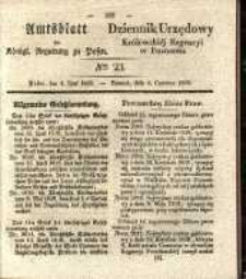 Amtsblatt der K&ouml;niglichen Regierung zu Posen. 1839.06.04 Nr 23
