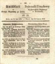 Amtsblatt der Königlichen Regierung zu Posen. 1839.06.18 Nr 25