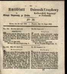 Amtsblatt der Königlichen Regierung zu Posen. 1839.07.23 Nr 30