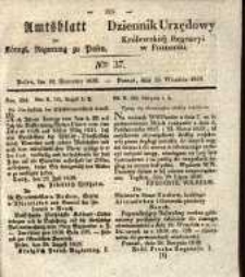 Amtsblatt der Königlichen Regierung zu Posen. 1839.09.10 Nr 37