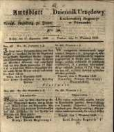 Amtsblatt der Königlichen Regierung zu Posen. 1839.09.17 Nr 38