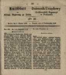 Amtsblatt der K&ouml;niglichen Regierung zu Posen. 1839.10.01 Nr 40