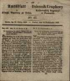 Amtsblatt der K&ouml;niglichen Regierung zu Posen. 1839.10.22 Nr 43