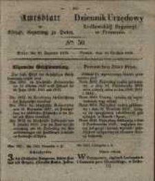 Amtsblatt der K&ouml;niglichen Regierung zu Posen. 1839.12.10 Nr 50