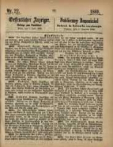 Oeffentlicher Anzeiger. 1869.06.01 Nro.22