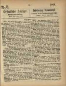 Oeffentlicher Anzeiger. 1869.07.06 Nro.27