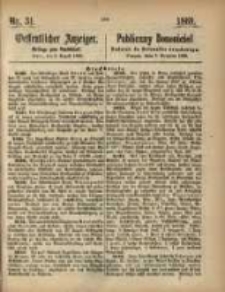 Oeffentlicher Anzeiger. 1869.08.03 Nro.31