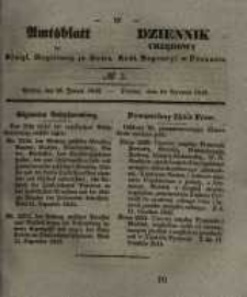 Amtsblatt der Königlichen Regierung zu Posen. 1842.01.18 Nro.3