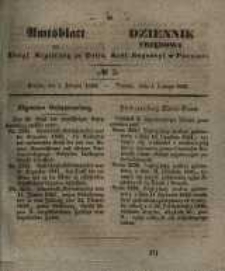 Amtsblatt der K&ouml;niglichen Regierung zu Posen. 1842.02.01 Nro.5