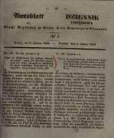 Amtsblatt der K&ouml;niglichen Regierung zu Posen. 1842.02.08 Nro.6