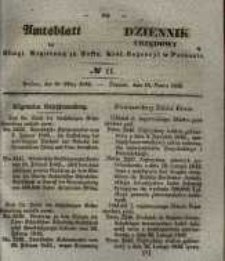 Amtsblatt der K&ouml;niglichen Regierung zu Posen. 1842.03.15 Nro.11