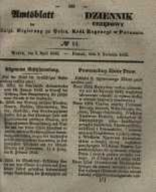 Amtsblatt der K&ouml;niglichen Regierung zu Posen. 1842.04.05 Nro.14