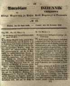 Amtsblatt der K&ouml;niglichen Regierung zu Posen. 1842.04.12 Nro.15
