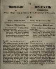 Amtsblatt der K&ouml;niglichen Regierung zu Posen. 1842.04.19 Nro.16