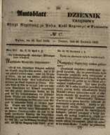 Amtsblatt der K&ouml;niglichen Regierung zu Posen. 1842.04.26 Nro.17