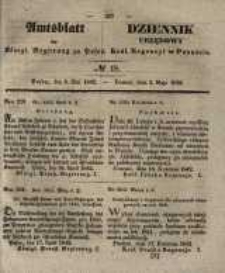 Amtsblatt der K&ouml;niglichen Regierung zu Posen. 1842.05.03 Nro.18