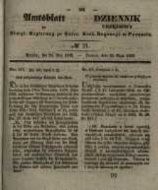 Amtsblatt der K&ouml;niglichen Regierung zu Posen. 1842.05.24 Nro.21