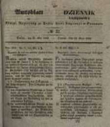 Amtsblatt der K&ouml;niglichen Regierung zu Posen. 1842.05.31 Nro.22
