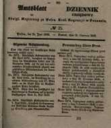 Amtsblatt der K&ouml;niglichen Regierung zu Posen. 1842.06.21 Nro.25