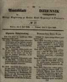 Amtsblatt der Königlichen Regierung zu Posen. 1842.07.05 Nro.27