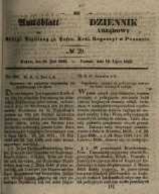 Amtsblatt der K&ouml;niglichen Regierung zu Posen. 1842.07.19 Nro.29
