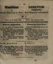 Amtsblatt der K&ouml;niglichen Regierung zu Posen. 1842.08.02 Nro.31